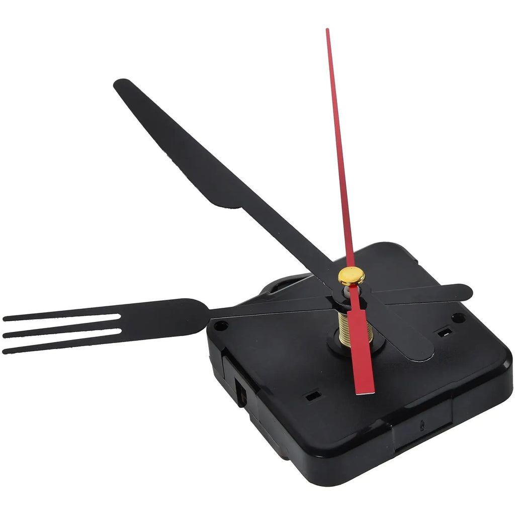 Fork Knife Clock Hands Mechanism Silent Quartz Movement Diy Repair