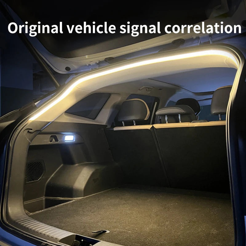 LED Car Trunk Light Strip – Auto Induction Interior Cargo Light