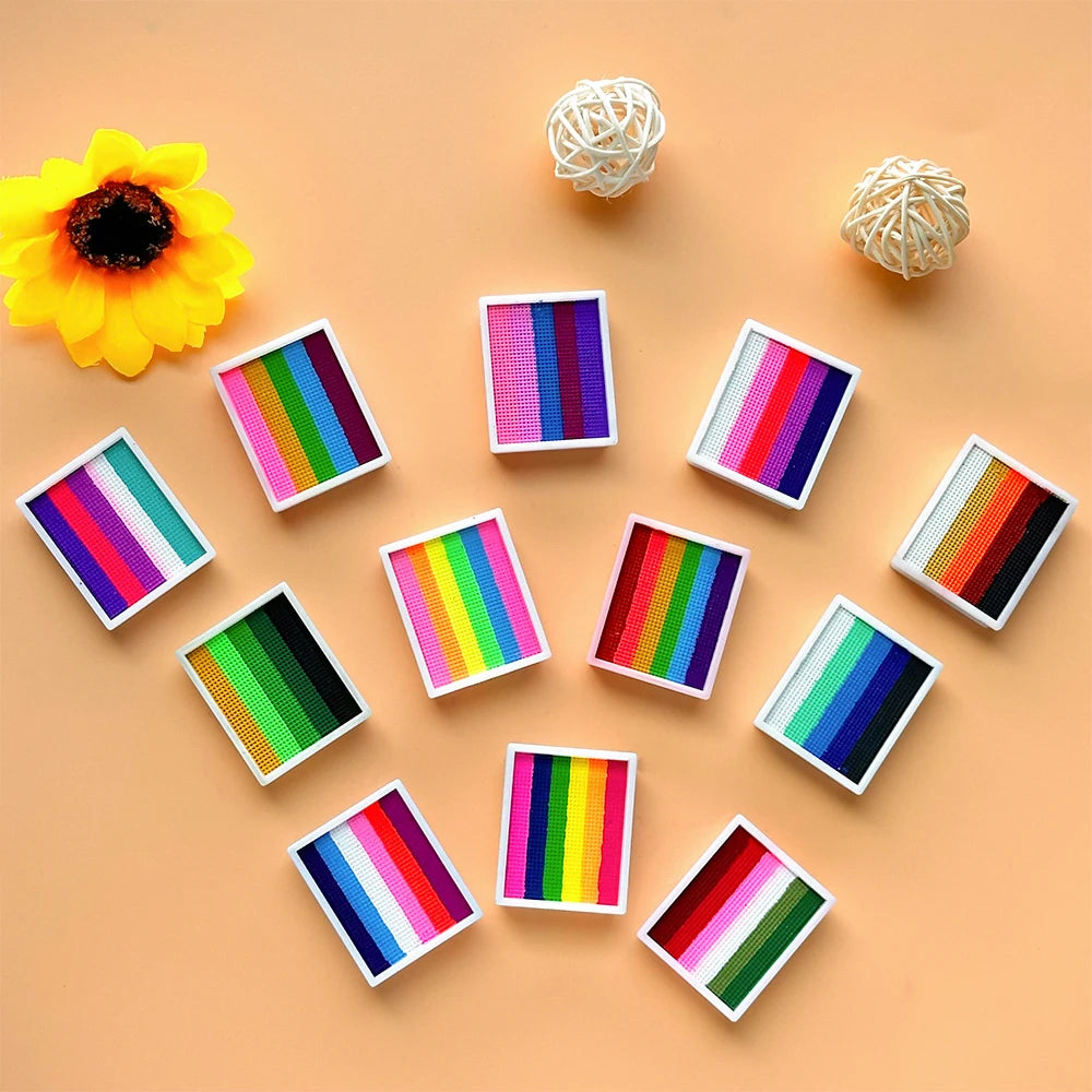 Face Body Paint Makeup Rainbow Water-soluble Colorful Painting Zpaxo
