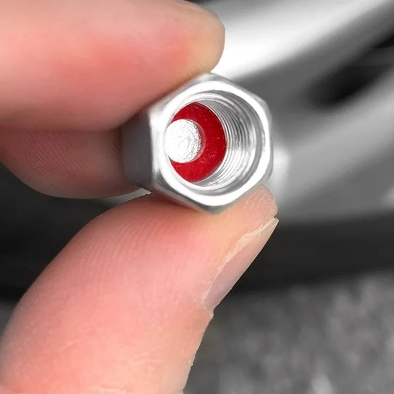 Anti-Theft Tire Valve Caps – Universal Dustproof Cover Set