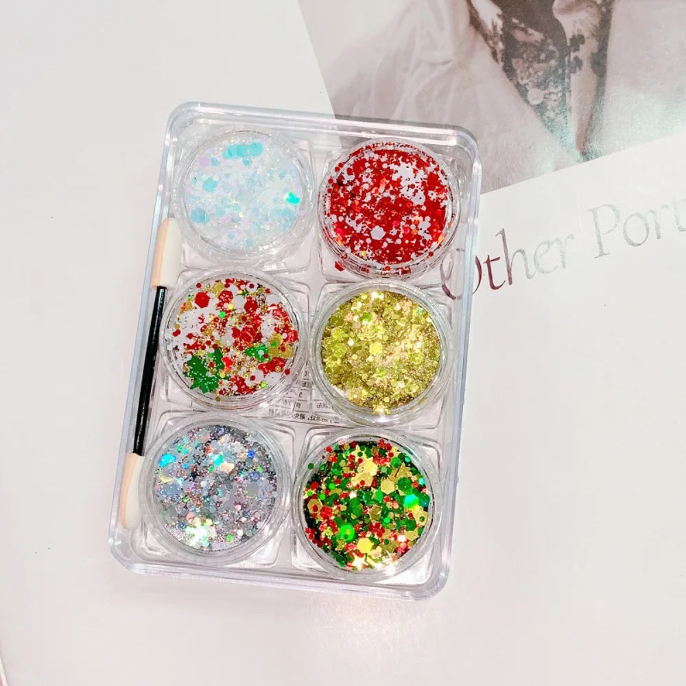 Sparkly Colorful Eye Glitter Gel Heart Star Moon Sequins Face Hair Zpaxo 2