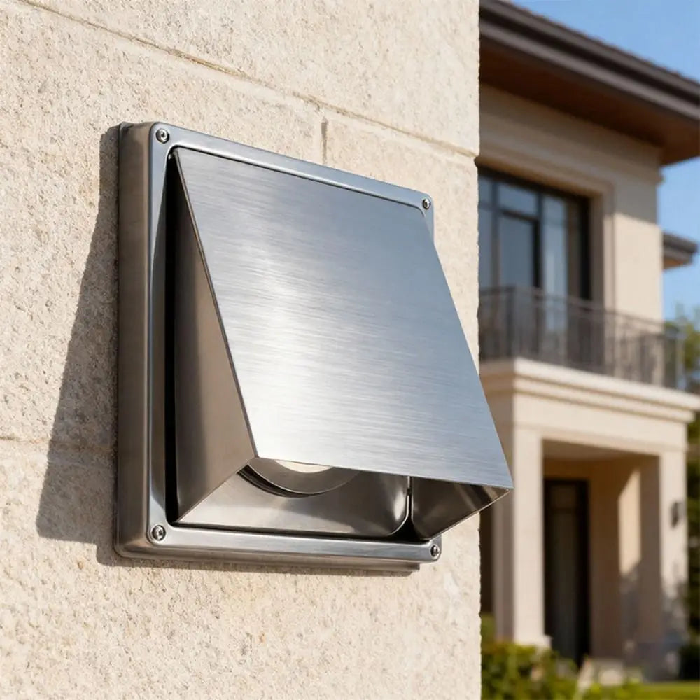 Square Stainless Steel Air Vent Cover 4" 5" 6" – Extract Valve Air Vent Cover Zpaxo