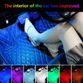 48 LED RGB Car Interior Ambient Light – Remote & Voice Control