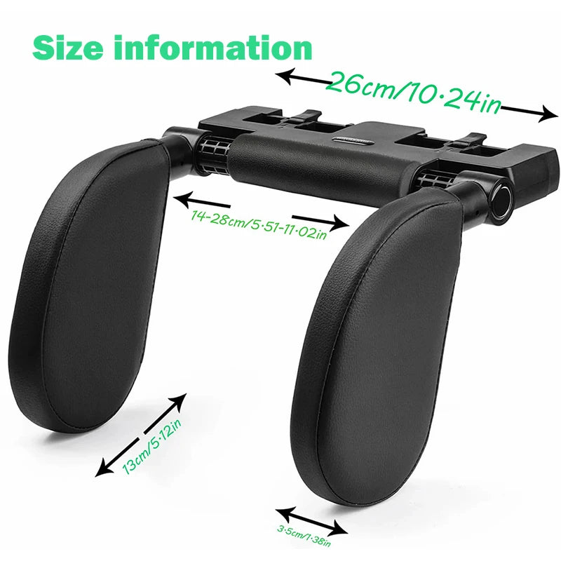 Car Headrest Neck Support Pillow Thickened Memory Foam 180 Rotating Zpaxo
