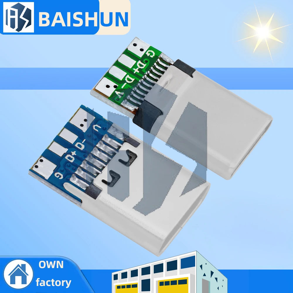 USB 3 1 C Connector 12 24 Pins Female Male Socket Receptacle Adapter Zpaxo