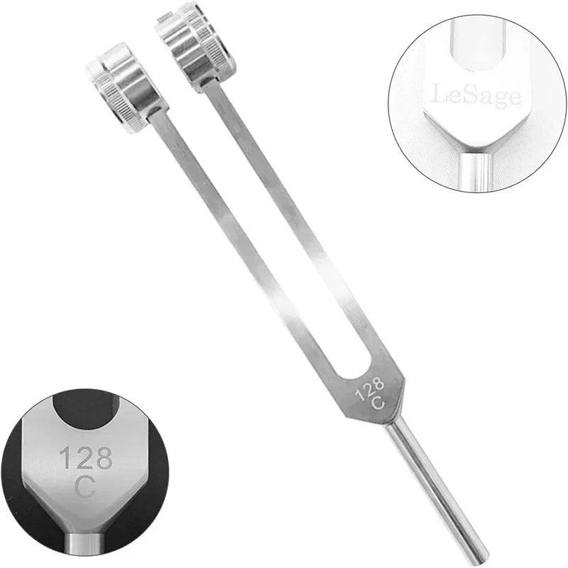 128Hz Tuning Fork Premium Stainless Steel Ear Cleaning Gentle Wax
