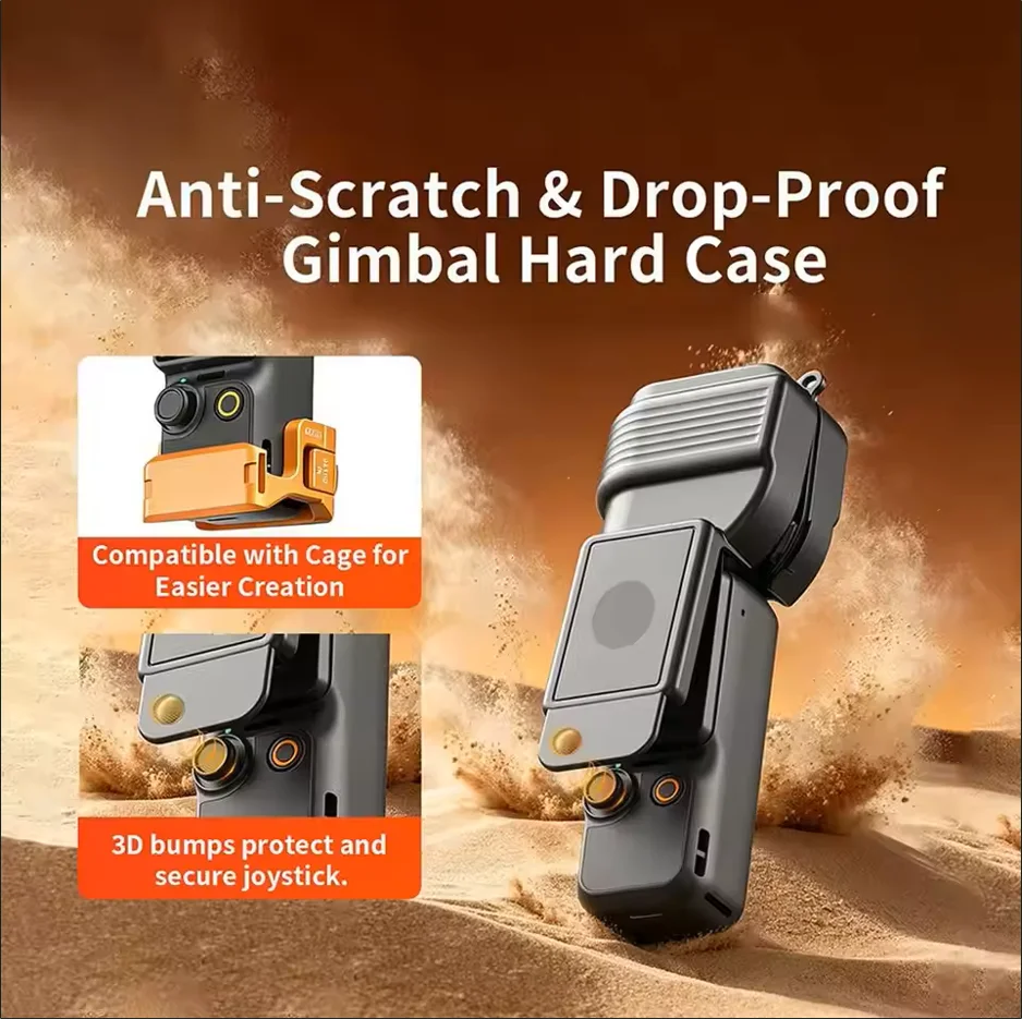DJI Osmo Pocket 4/3 Protective Case – Lens & Screen Guard Camera Protective Case Zpaxo