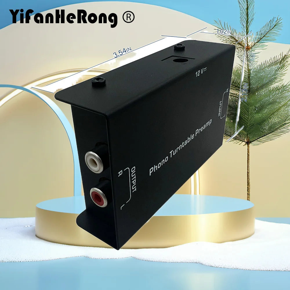 High Quality Preamplifier PP900 with EU/US Plug RCA Phono Preamp Turntable Preamplificador Pre Amplificador Phono Zpaxo EU Plug