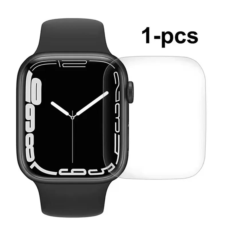 Hydrogel Film Apple Watch Series 9 8 7 6 SE Screen Protector Serie