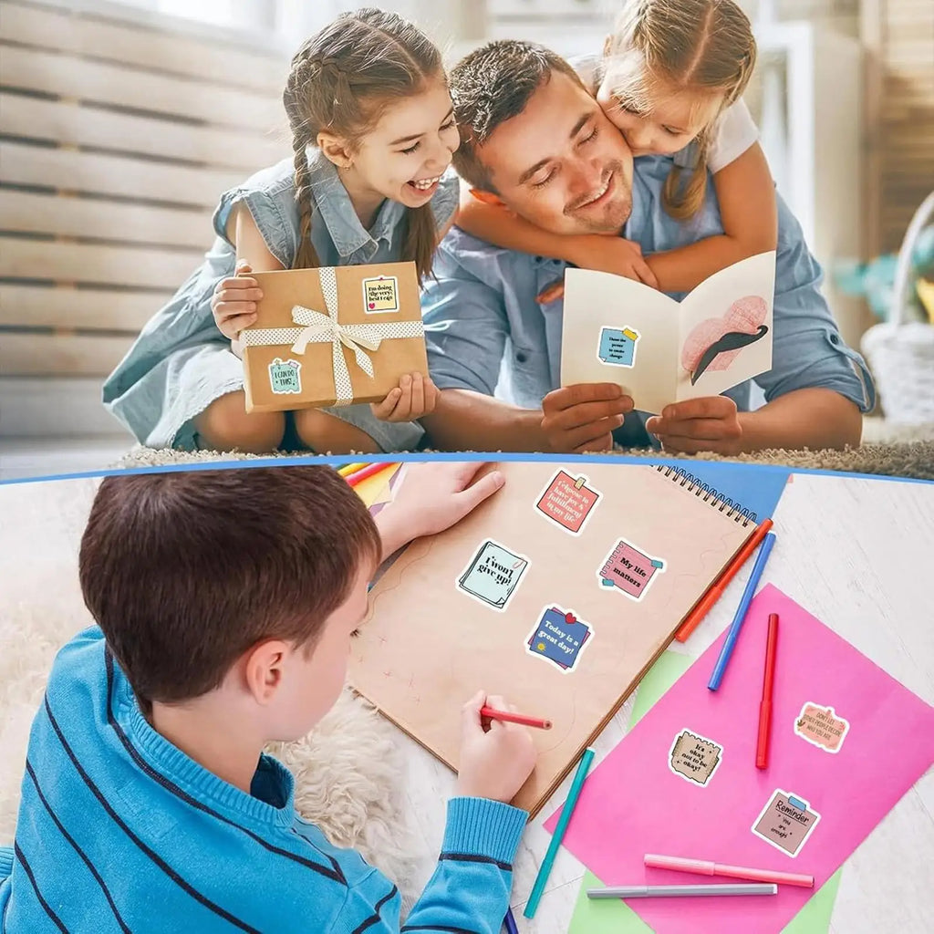 Motivational Stickers For Kids 500 Pieces Encouragement Stickers Funny Quote Decals Roll For Kids Students Teachers Parents Zpaxo