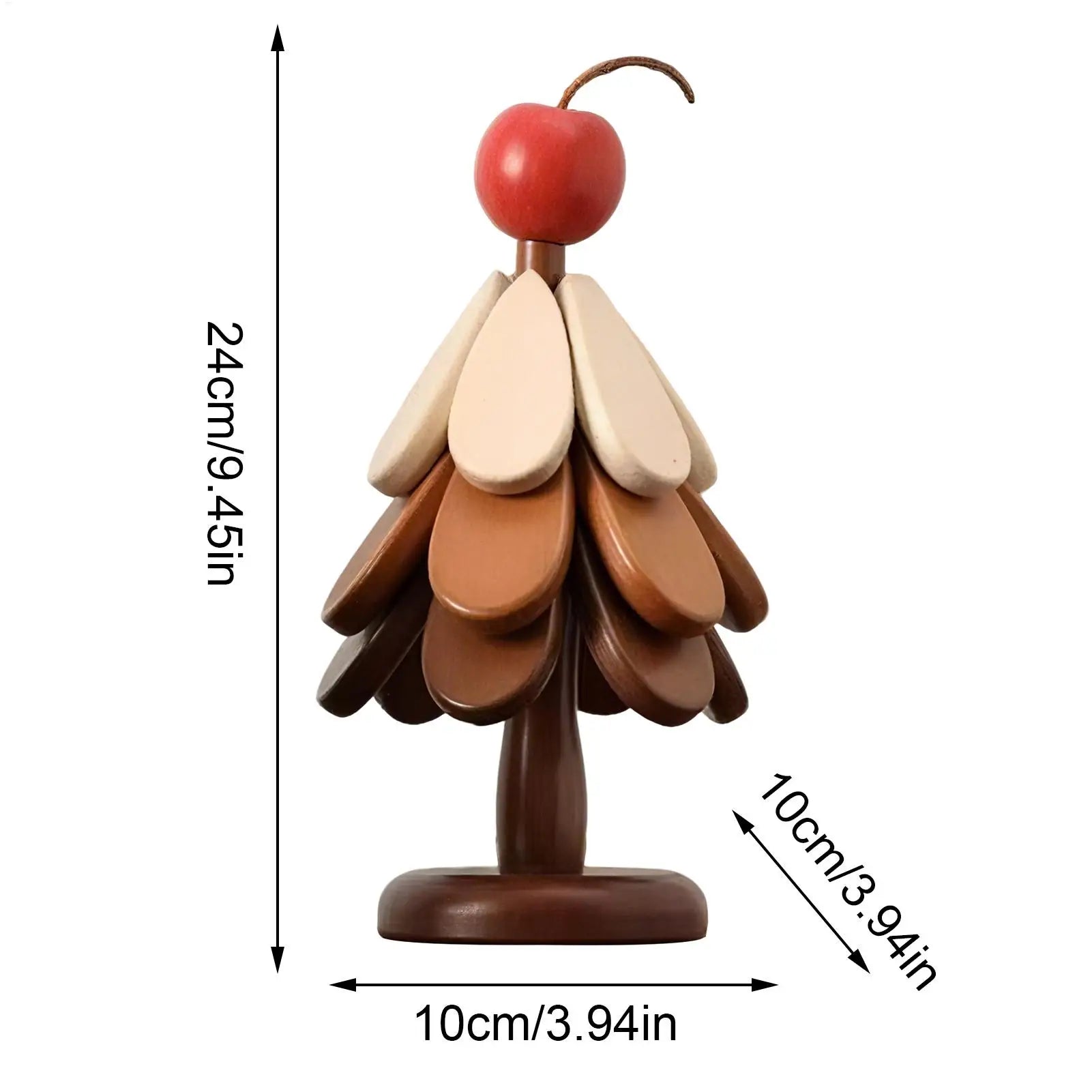 Christmas Tree Coasters Foldable Wood Coasters Wooden Tree Trivet Set for Kitchen Dinner Beverage Cup Counter Countertops Pans Zpaxo