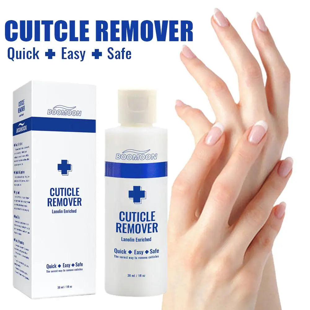30ml Nail Cuticle Remover Liquid Softener – Manicure & Pedicure Cuticle Softener Zpaxo