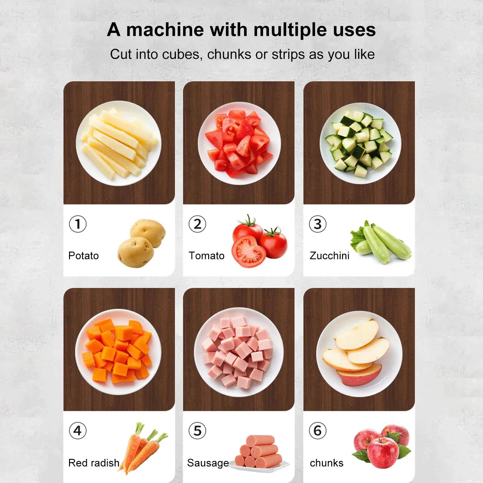 Vegetable Chopper 4-in-1 Manual Multifunctional Cutter with Container Chopper Vegetable Cutter for Ginger Onion Carrot Tomato Zpaxo