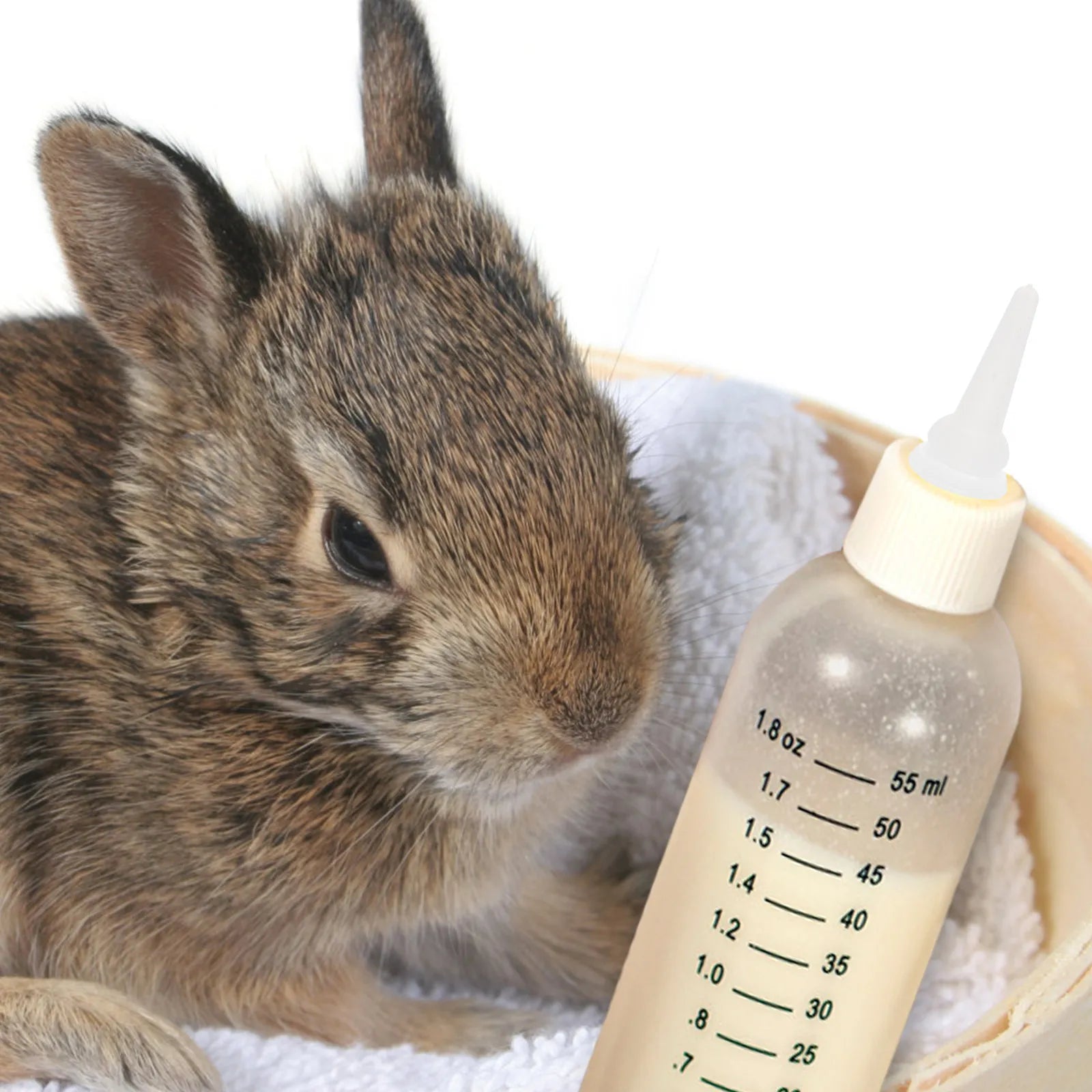 Pet Feeding Bottle Pacifiers Silicone Nursing Nipples Food Grade Safe