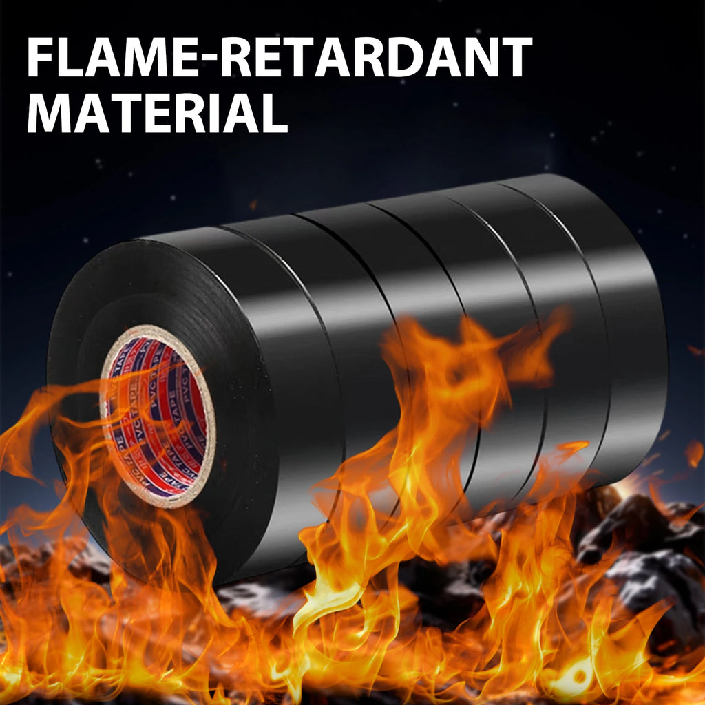 30/2pcs Electrical Insulation Tape Grade Rubber Adhesive Voltage Flame Retardant Waterproof Sealant Electrician Repair Essential Zpaxo