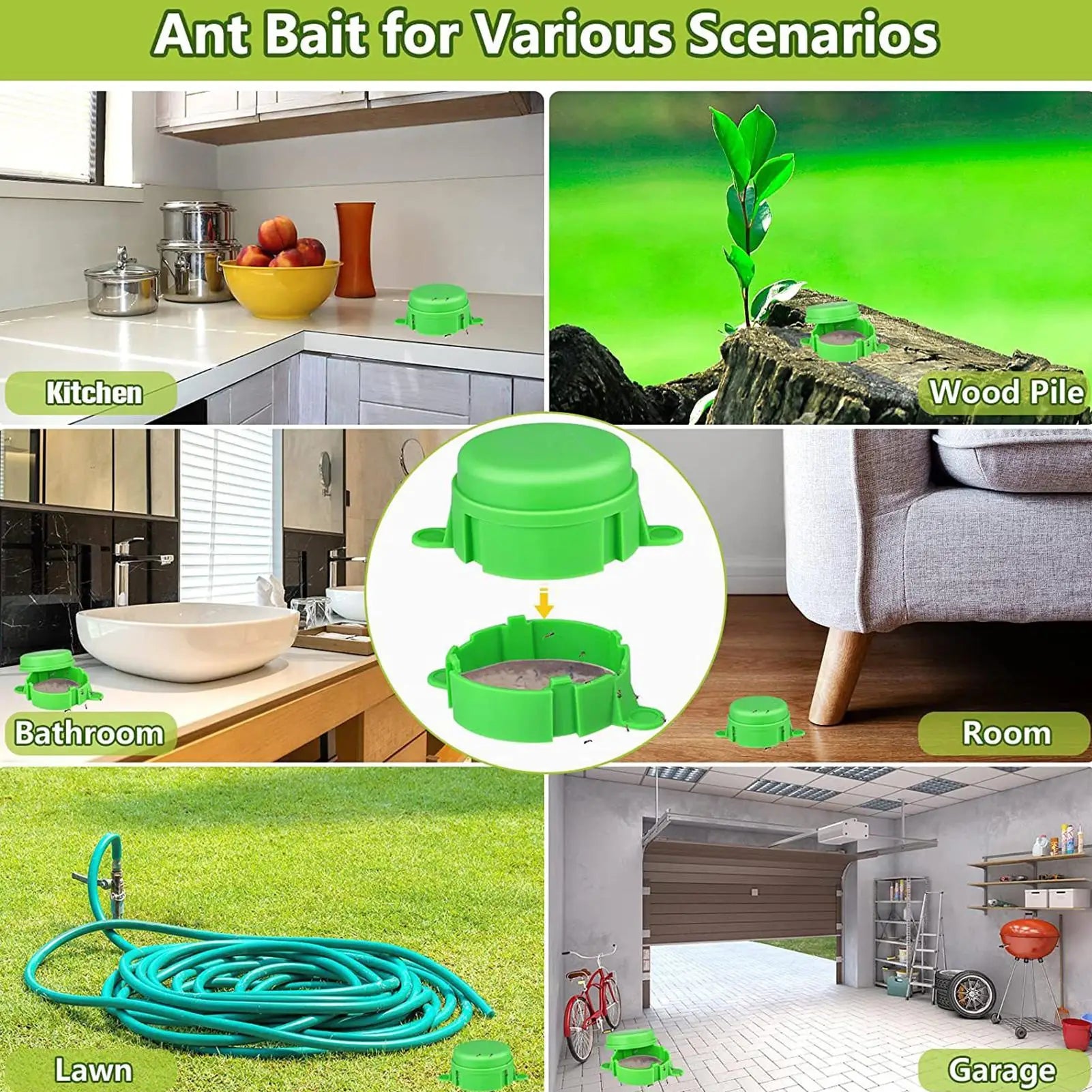 Ant Bait Trap Reusable Eliminator Station Control Tool Household