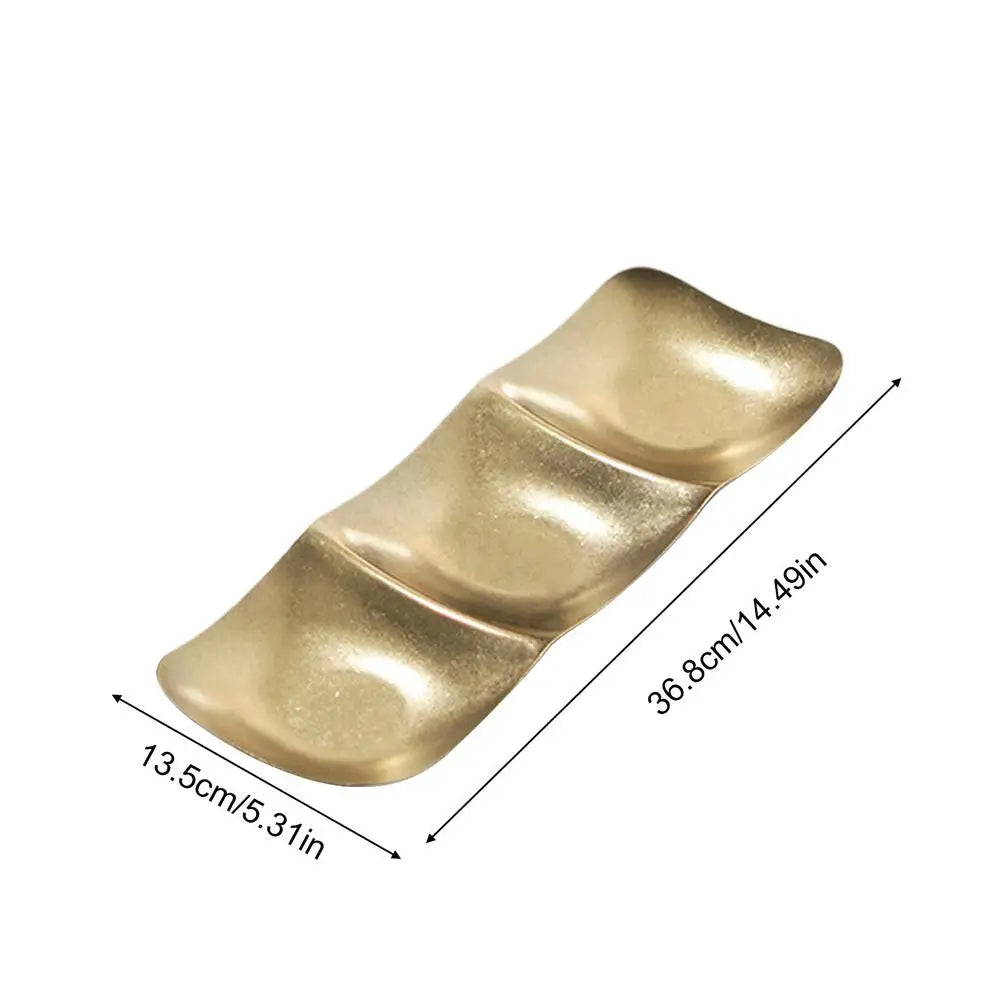 Snack Platter Portable Decorative Plate Tray Home Kitchen Living Room