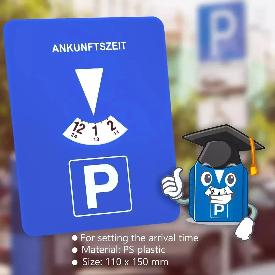 Blauwe Digitale Parkeertimer Eenvoudig Te Gebruiken Draagbare