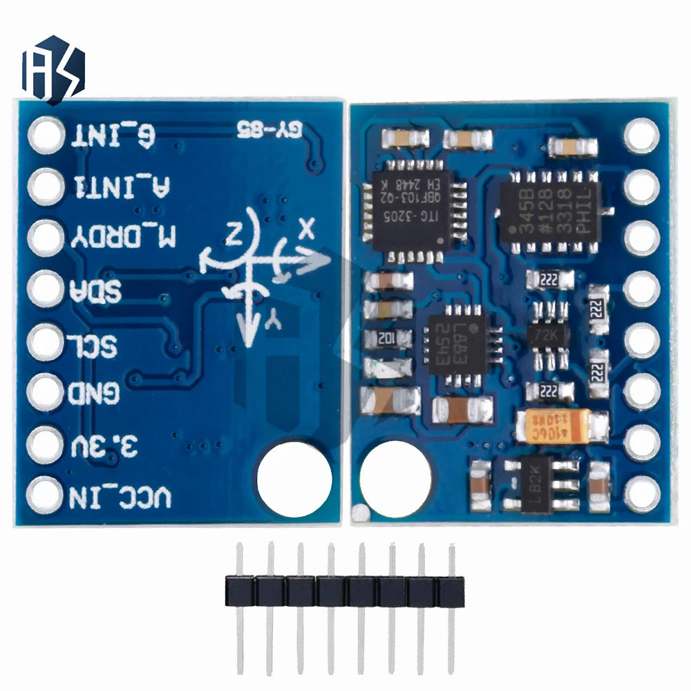 1PC GY-85 9-Axis Multi-Sensor Module BMP085 ITG3205 ADXL345 QMC5883L Compatible with for Arduino Zpaxo