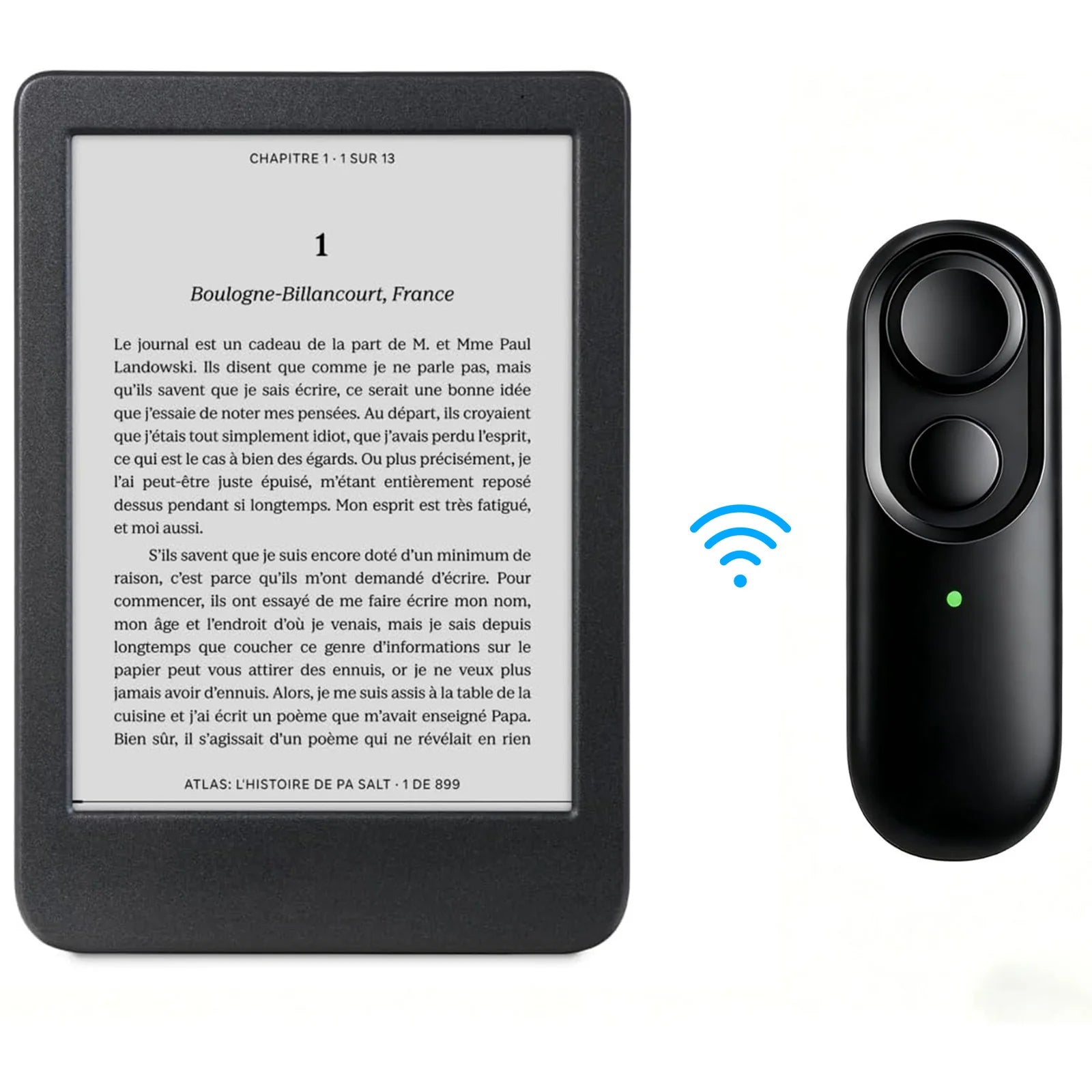 BT5 4 Remote Control Page Turner Rechargeable Reading Trigger Clicker