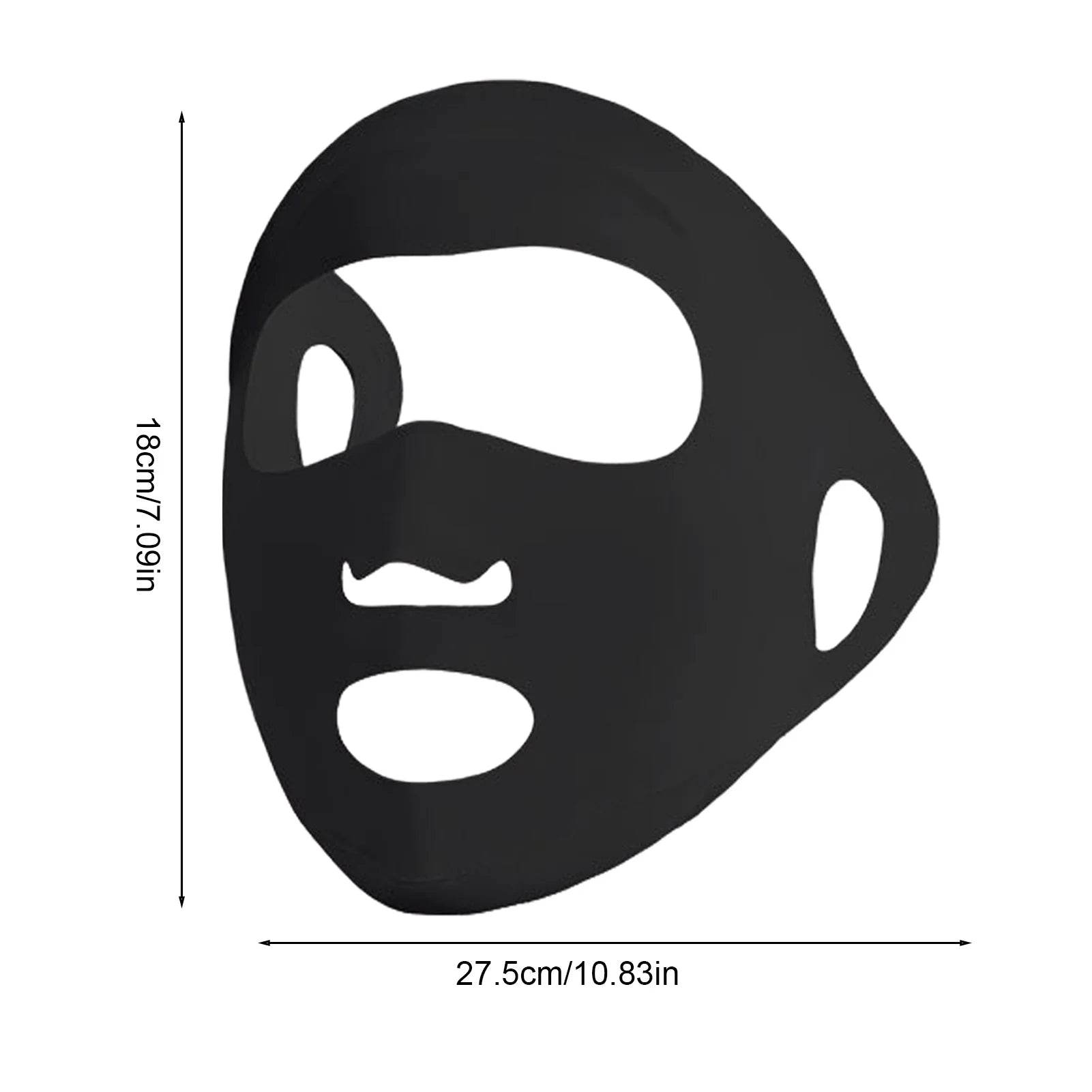 1PC UV Protection Face Mask Breathable Ice Silk Mask Washable Dustproof Sunscreen Mask Anti-UV Outdoor Riding Face Mask Zpaxo Black 02
