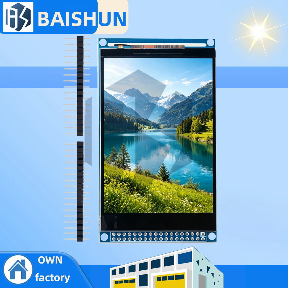 3.97 Inch TFT LCD Display Module ST7701 Driver 480*800 RGB Interface Color Screen Compatible with for Arduino Zpaxo ST7701 Driver