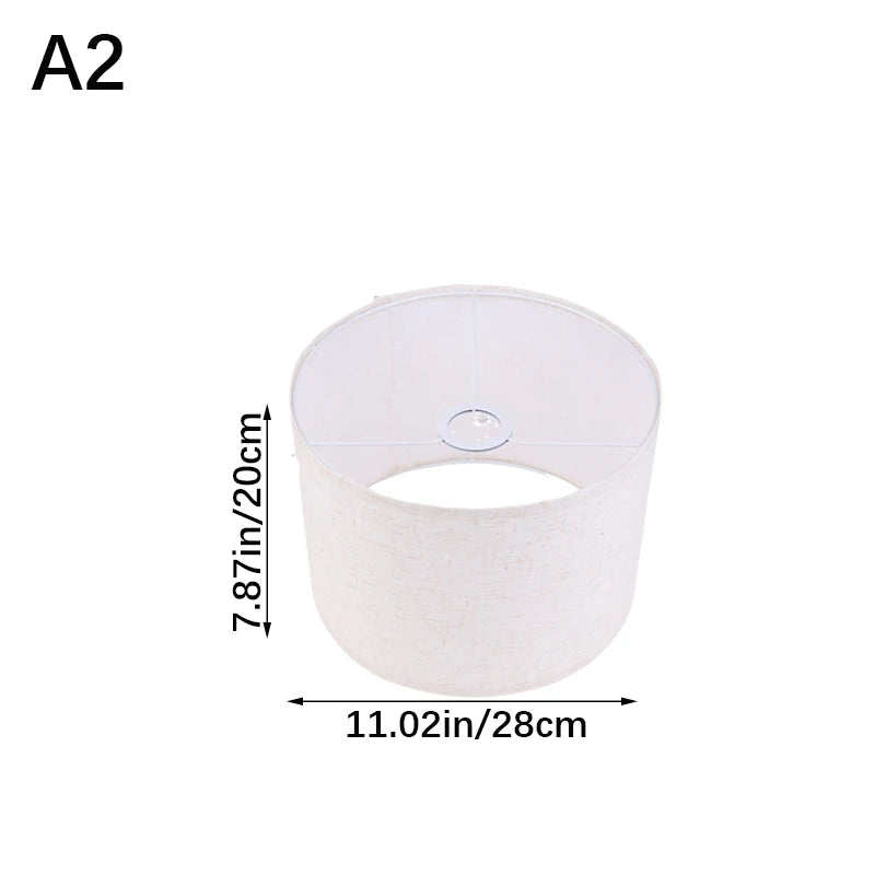 Lamp Shade Household Retro Fabric Desk Lampshade Detachable Floor Zpaxo A2