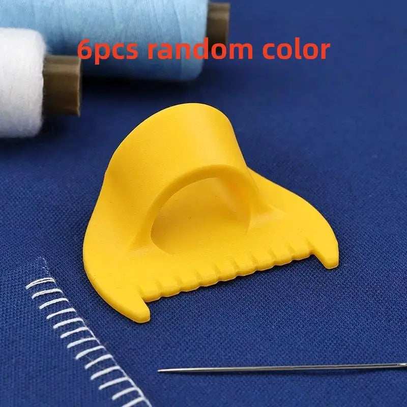 6-Piece Plastic Edge Sewing Locks, 4mm/3mm Spacing, Ergonomic for Beginners/Seniors Zpaxo 6pcs random color