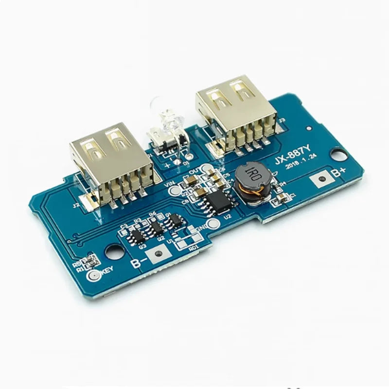 18650 Battery Charging Board 3.7V to 5V2A Lithium Battery Charging Module Mobile Power Bank Power Bank DIY Zpaxo Default Title