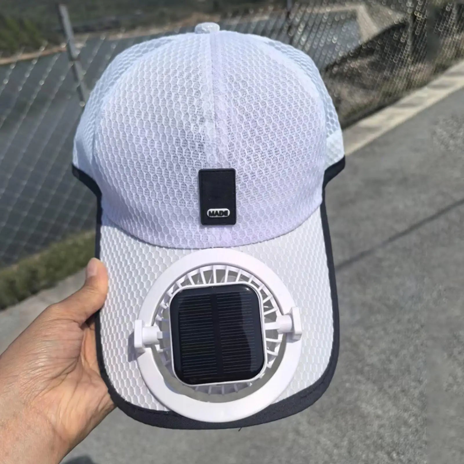 Solar Fan Hat – UV Sun Protection Cap with USB Charging Solar Fan Sun Hat Zpaxo