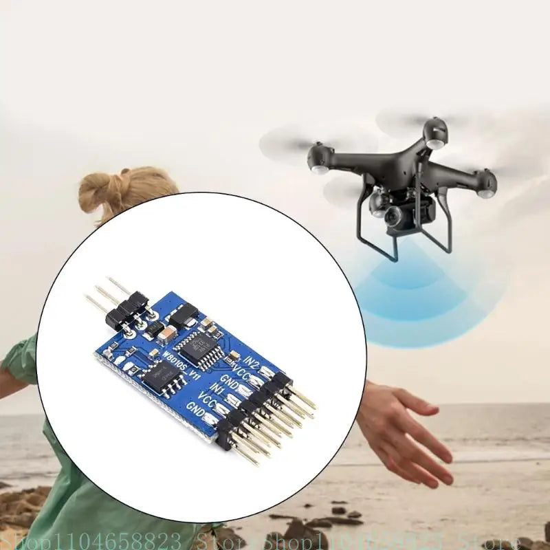 FPV Traverses Camera Three Way Video Switcher Electronic Switcher Remote Control Switching Video Module Camera Switcher Zpaxo