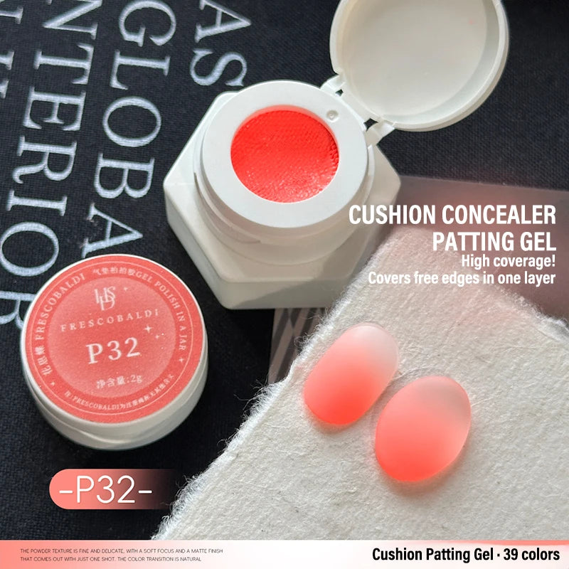 39 Colors Cushion Ombre Painting Nail Gel No Wipe Highly Saturated