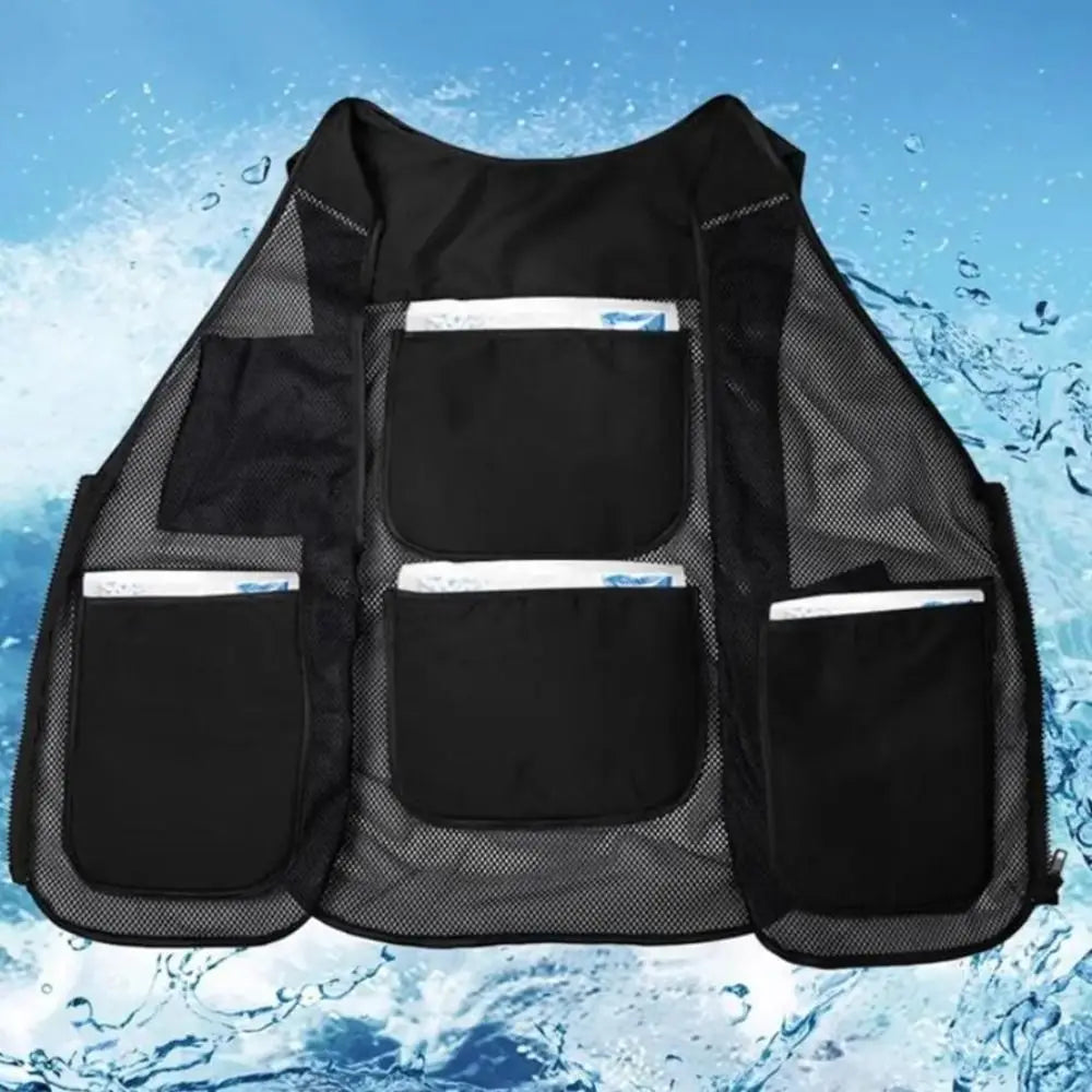 Ice Cooling Vest Waterproof Adjustable Outdoor Work Vest Breathable Convenient Outdoor Running Vest Cycling Zpaxo