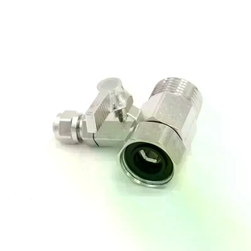 Adapter 1/2'' to 1/4'' Ball Valve Faucet Tap Safe Water purifier valve Brass pure copper Feed Water Filter Purifier Zpaxo