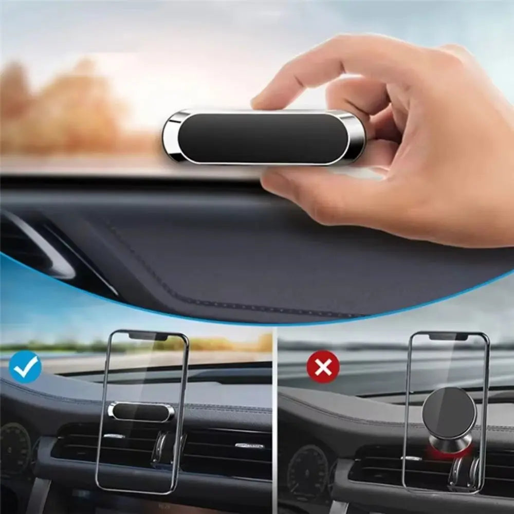 Mini Bar Shape Magnetic Car Phone Holder Air Vent Clip Universal Zpaxo