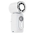 Mini Clip On Fan 3000mAh 180 Degree Adjustable USB Rechargeable Low Noise Portable Handheld Fan For Home Travel School Office Zpaxo White China Mainland