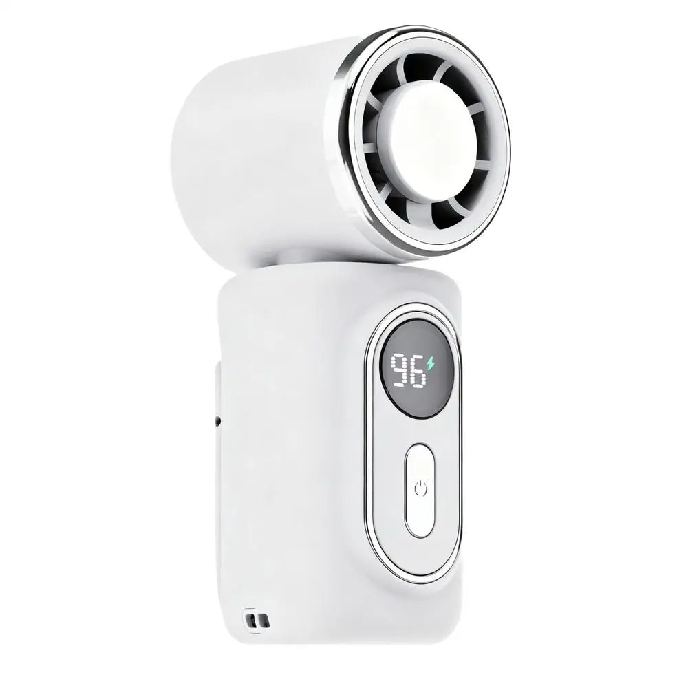 Mini Clip Fan 3000mAh 180 Degree Adjustable USB Rechargeable Low
