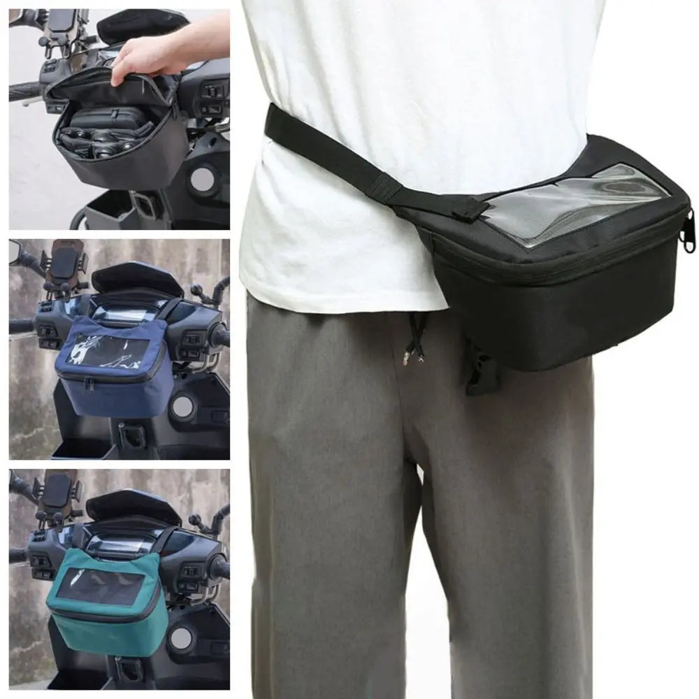Viewing Window Mountain Bike Bag Storage Waterproof Motorcycle Zpaxo