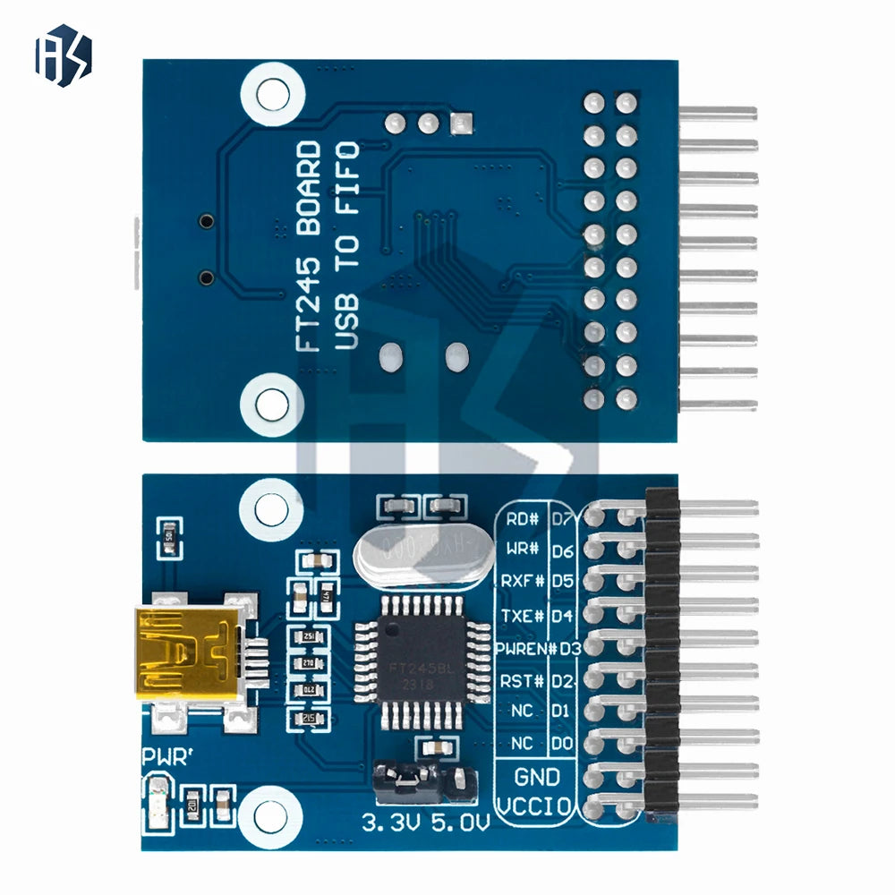 New FIFO USB-to-Parallel Module: FT245R/FT245RL Communication Development Board for Arduino Compatible Zpaxo