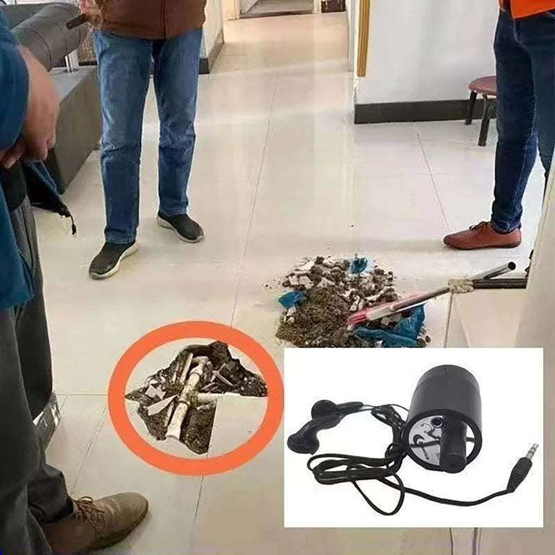 Water Leak Detector Multi-functional Sound Detector For Pipe Water Leak Suitable For Leak Detection Of Various Construction Pipe Zpaxo