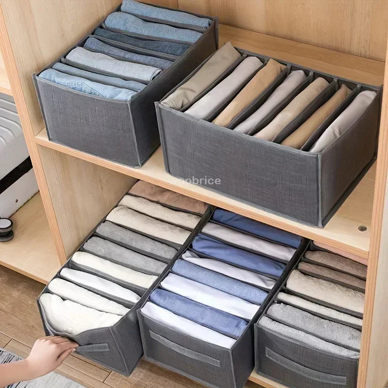 Foldable Lingerie Drawer Organizer Divider Clothes Organizer Organizer for Underwear Durable Wear-resistant Non-woven Fabric Zpaxo