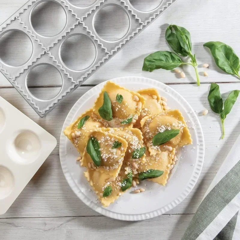 2025 New Italian Dumpling Mold 12 Hole Dumpling Mold Aluminum Alloy Dumpling Grinding Tool Kitchen Small Tool Zpaxo