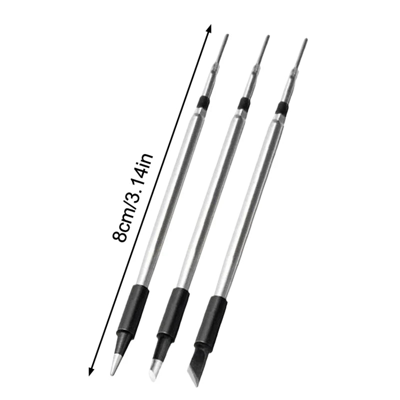 Soldering Iron Tip USB 5V Battery Rework Accessories Zpaxo 3PCS