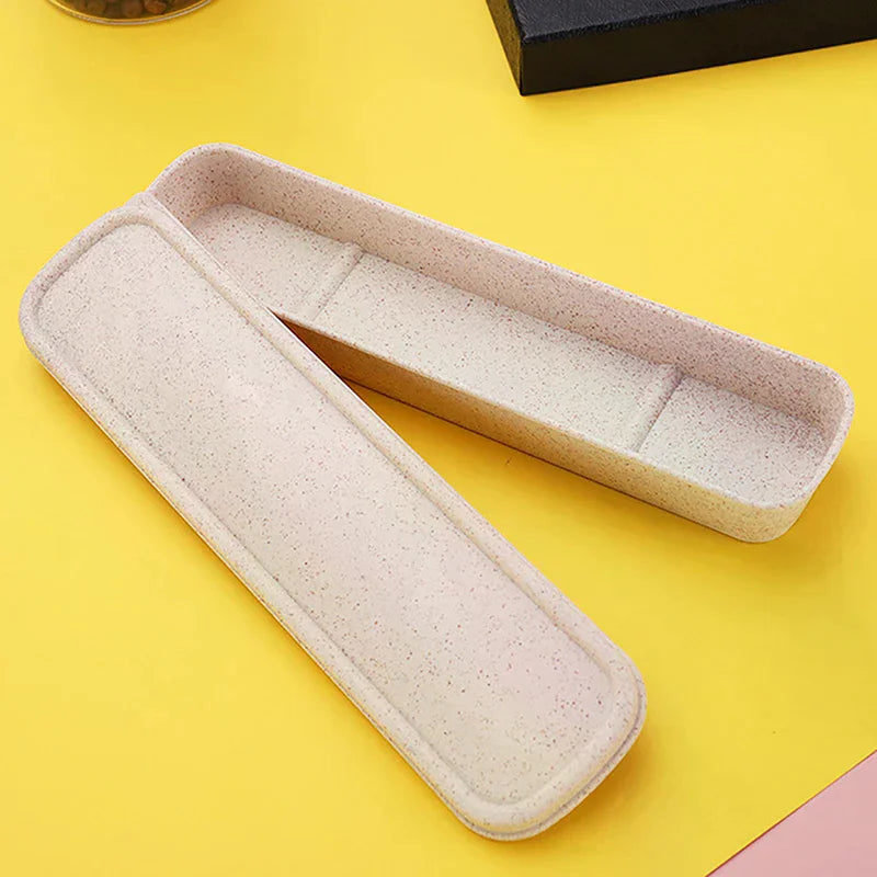 Multicolor Portable Cutlery Case Spoon Fork Tableware Box Storage Zpaxo
