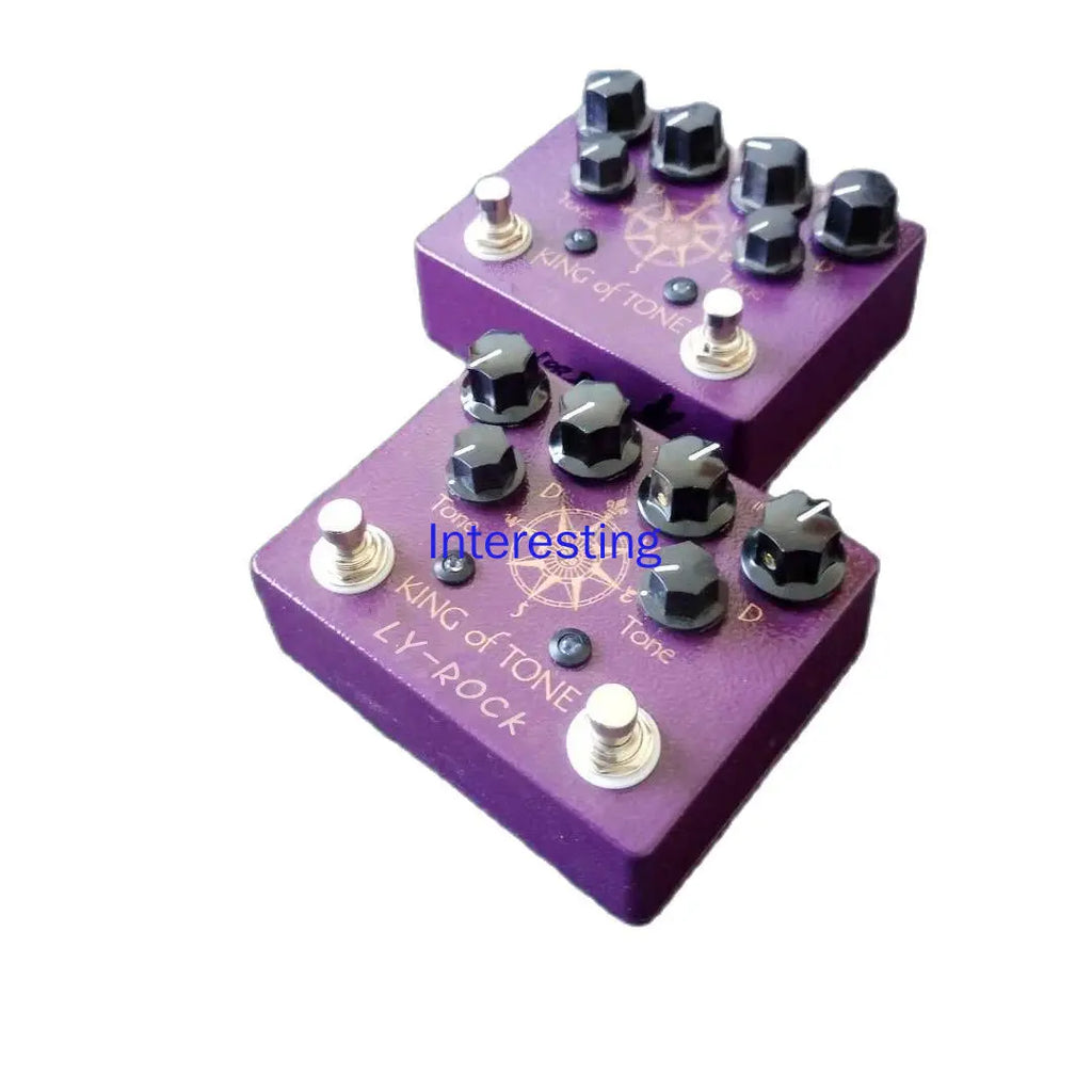 LYR Pedal (LY-ROCK),Guitar OVERDRIVE Effect Pedal, LY-ROCK King Of Tone Overload Monoblock Effect V4 Overload Single Block Effec Zpaxo