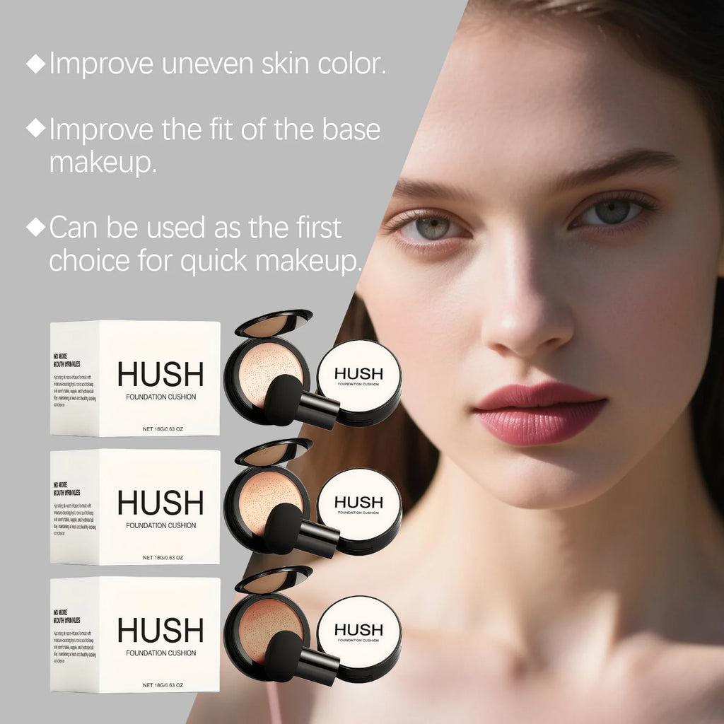 Cushion Foundation Concealer – Natural Coverage, Non-Caking Cushion Foundation Zpaxo