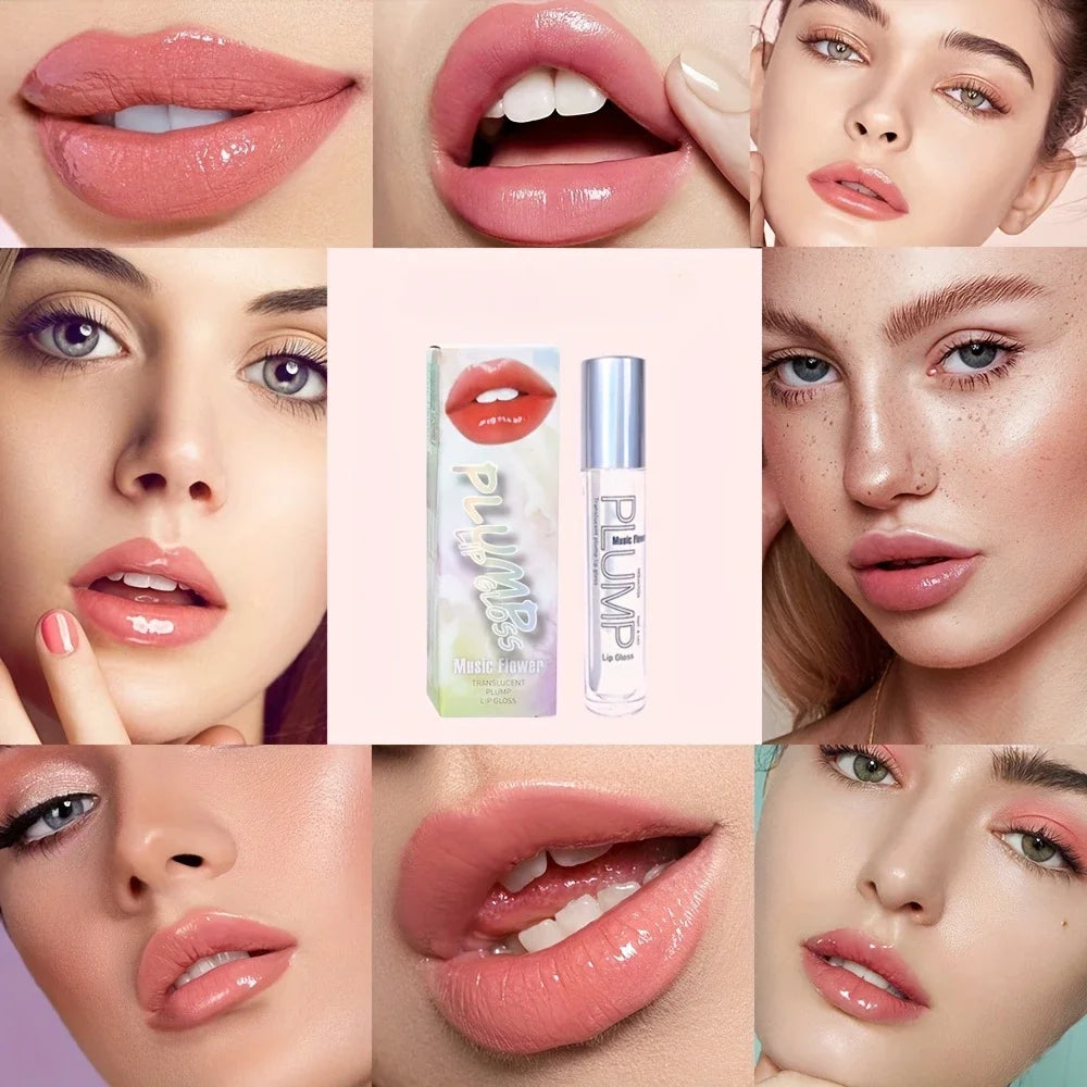 Charming, Smudge-Proof Lip Enhancer Lip Gloss: Shiny Liquid Lipstick & Nourishing Lip Stain Valentine's Day Gifts Zpaxo