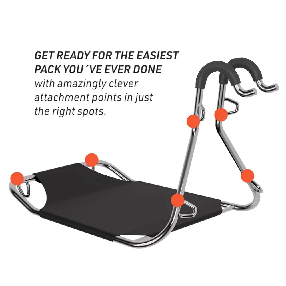 Folding Bike Front Bag Carrier Metal Basket Rack MTB Road Bicycle