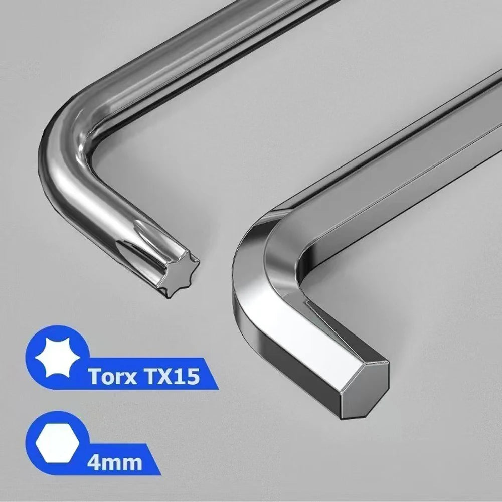 Curved Inside Hexagonal Wrench Bicycle Adjustment Wear Resist Precise