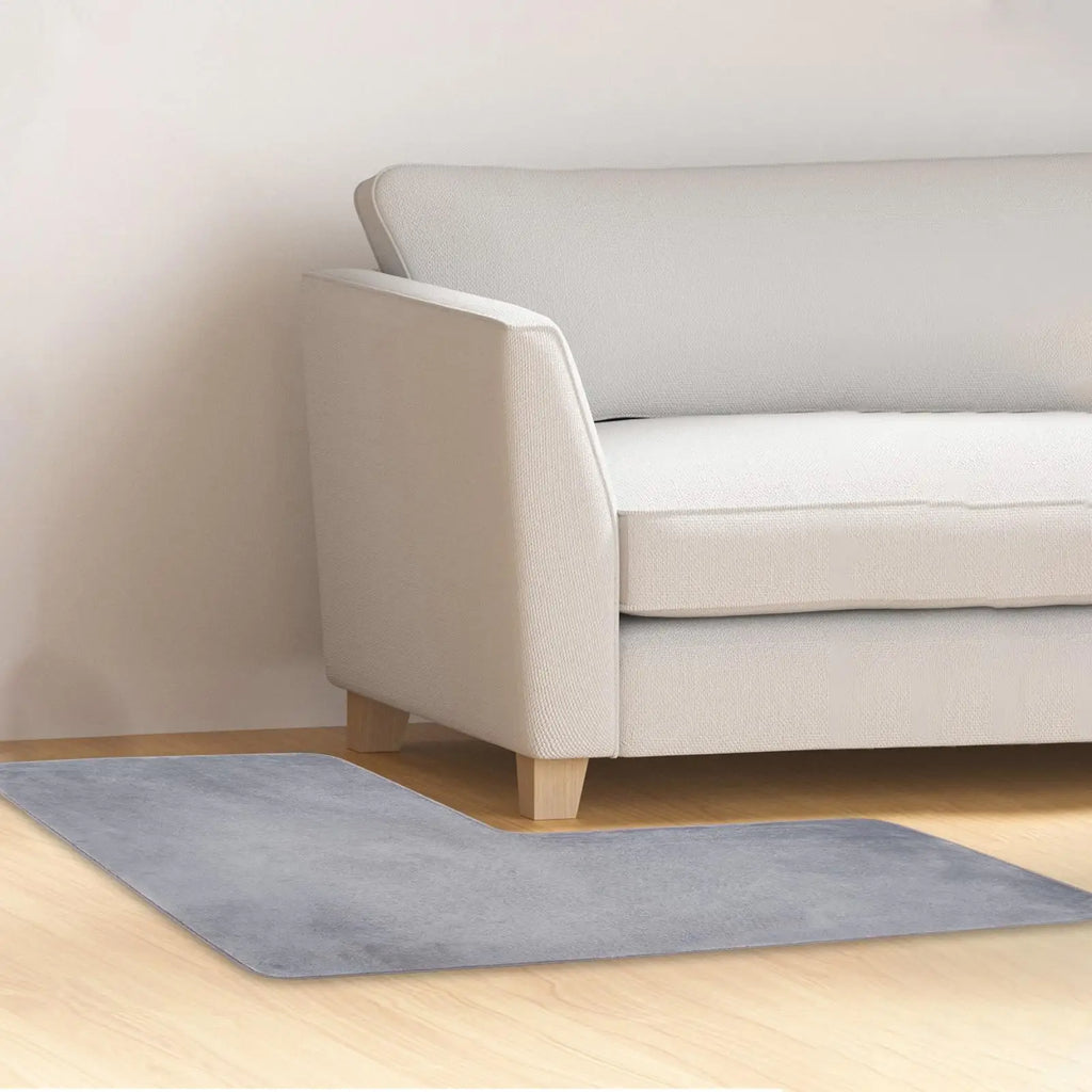 Non Slip L Shaped Bath Mat Soft Absorbent Quick Dry Rug Bathroom